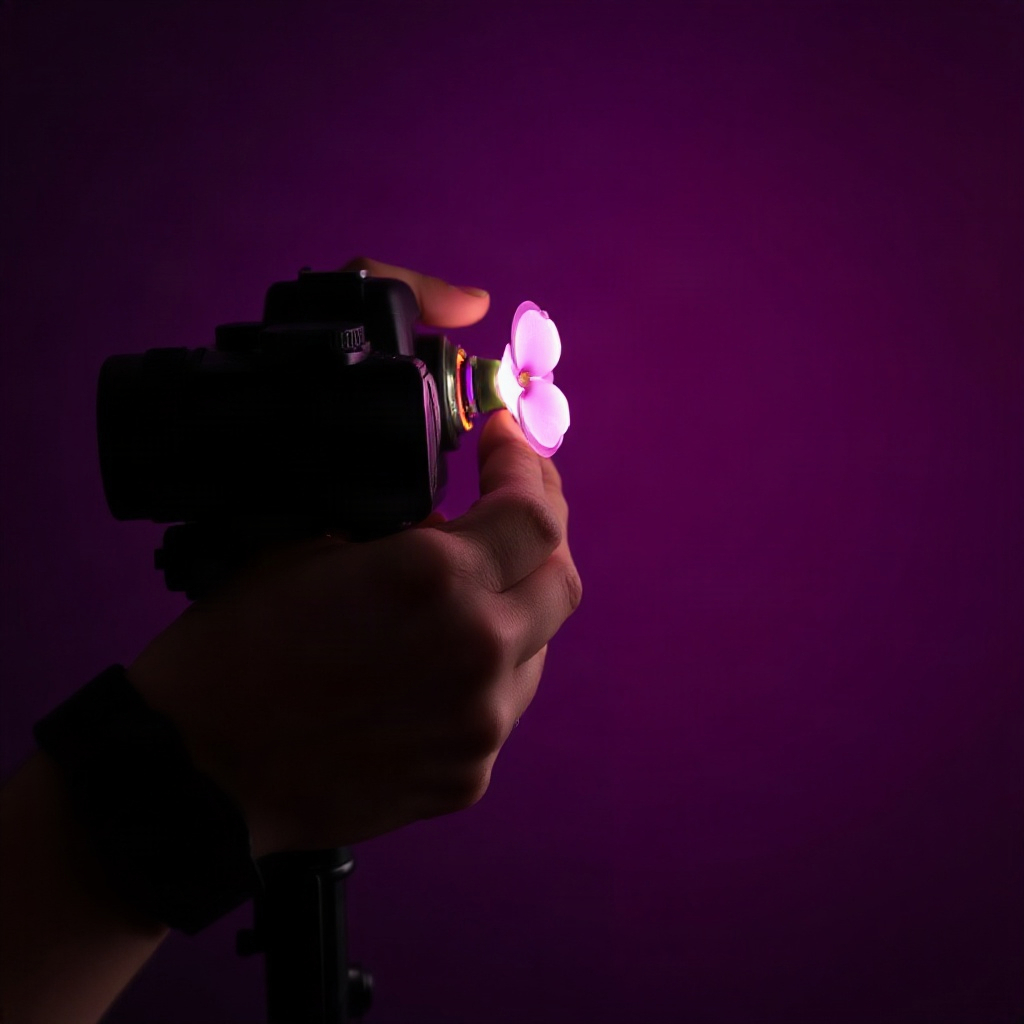 Studio lighting setup